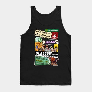 Famous Scottish Cities : Glasgow / Glesga Tank Top